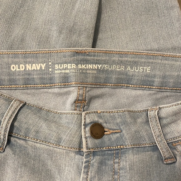 Old Navy super skinny size 10 jeggings - Picture 5 of 6